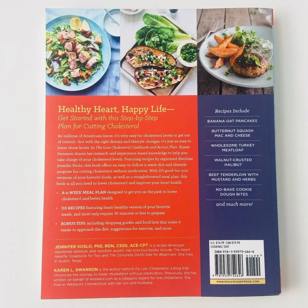Low Cholesterol Cookbook and Action Plan By Karen L. Swanson